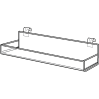 Acrylic Grid Shelf with Open or Closed Ends – ExecuSystems